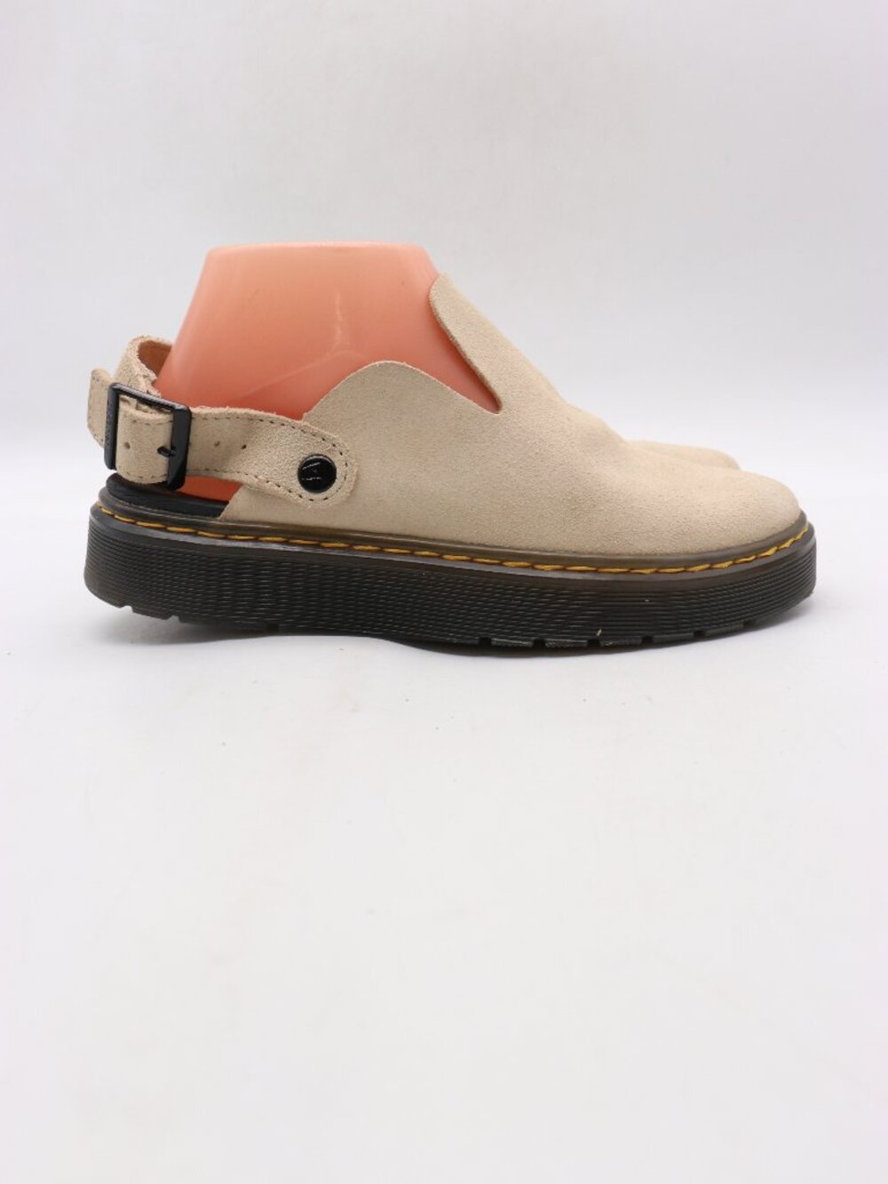 Doc Dr Martens Carlson Women's 7 Men's 6 Suede Slingback Mules Sandals Shoes